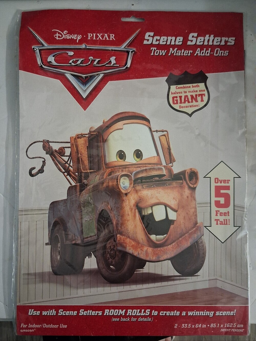 Disney Pixar Cars Scene Setters Tow Mater Add-Ons Wall Art Poster